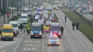 Protest mieszkańców Wesołej i Sulejówka