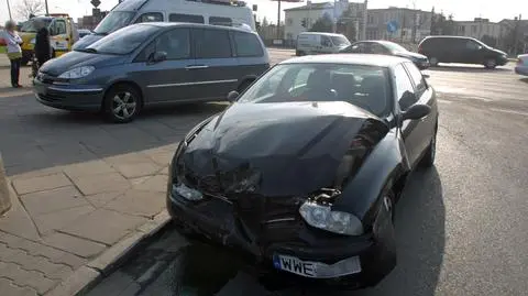 Trzy samochody zderzyły się na Radzymińskiej