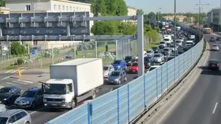 Korek w alei Prymasa Tysiąclecia