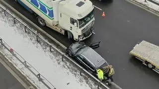 Wypadek na trasie S8