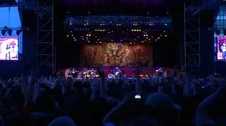 Koncert Iron Maiden na stadionie Gwardii w 2008 roku fot. TVN Warszawa