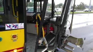 Kolizja autobusu liniia "116"