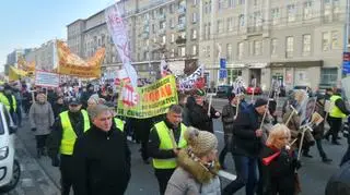 Protest przeciwko budowie linii 400kV