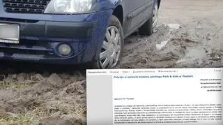 Zostawiają samochody "w błocie", chcą parkingu