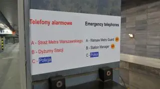 Telefony alarmowe w metrze będą działały na nowych zasadach