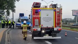 Autobus wpadł do rowu