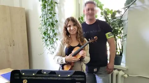 Skradzione skrzypce wróciły do właścicielki 
