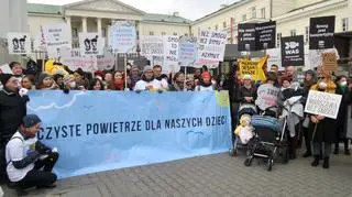 Manifestacja na placu Bankowym