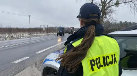 Protest rolników na ważnym węźle. Policja radzi zmienić trasę