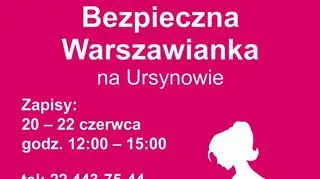 "Bezpieczna Warszawianka na Ursynowie"