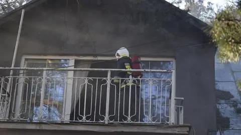 Pożar domu w Legionowie. "Zaczęło się od grilla"