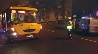 Wypadek z udziałem straży miejskiej