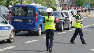 Zderzenie 4 aut na Marszałkowskiej