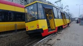 Kolejne wykolejenie tramwaju