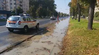 Awaria wodociągowa na Pradze Południe