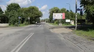 Dziurawe skrzyżowanie na Swojskiej