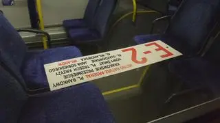 Autobus gwałtownie hamował na Belwederskiej