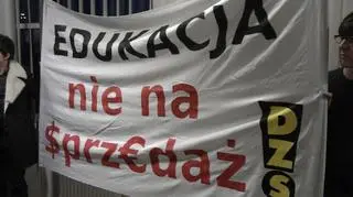 Protest na Bielanach fot. Dawid Krysztofiński