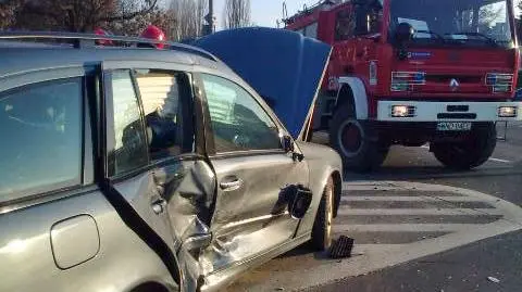 Dwie osoby ranne w wypadku na Żoliborzu