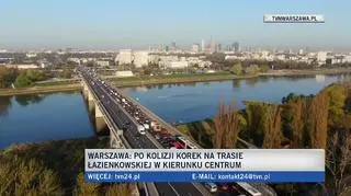 Mała stłuczka, wielki korek 