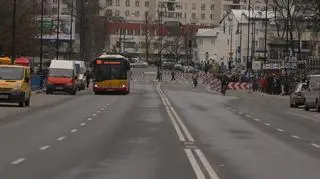 Okolice cmentarza na Powązkach