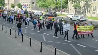 Protest przeciwko obwodnicy