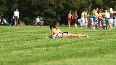 Lato wróciło! Leniwa sobota na Polu Mokotowskim