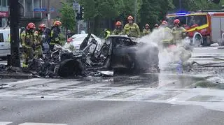 Zapaliło się auto elektryczne