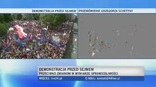 Fragment przemówienia Grzegorza Schetyny 