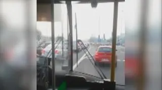 Nagranie z autobusu