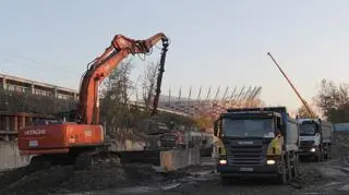 Budują stację metra Stadion