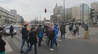 Zderzenie tramwajów na Marszałkowskiej 