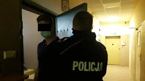 Policja zatrzymała mężczyznę podejrzanego o uszkodzenie mienia i groźby