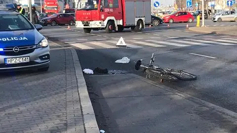 Potrącenie w Piasecznie. Rowerzysta poważnie ranny. Lądował śmigłowiec LPR
