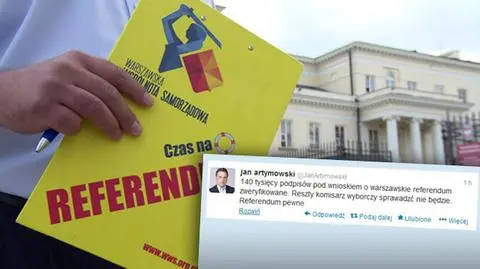 140 tys. podpisów zweryfikowane? "Referendum pewne"