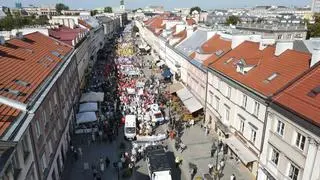 Protest pracowników ochrony zdrowia w Warszawie