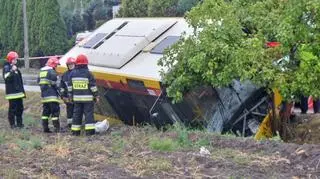 Wypadek pod Warszawą