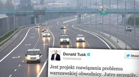 Premier o warszawskiej obwodnicy: jest projekt rozwiązania problemu 