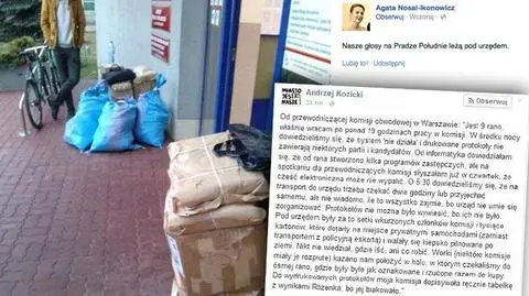 "Kartony z głosami walały się po ziemi. Nikt nie wiedział, co robić"