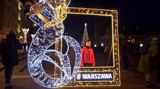 Świąteczna iluminacja w Warszawie