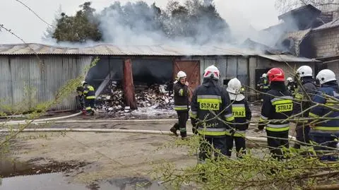 Spłonęła kancelaria komornicza. "Nie było w niej akt czynnych"