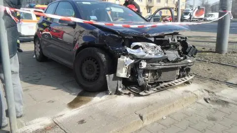 Wypadek na Grójeckiej, nie jeździły tramwaje