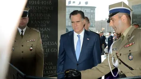 Romney złożył kwiaty przed Grobem Nieznanego Żołnierza