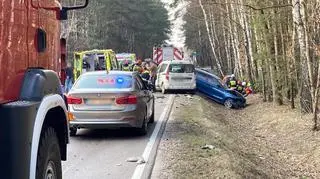 Wypadek w Ludwinowie Dębskim 