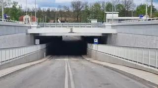 Uszkodzony tunel w Sulejówku