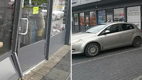 Wjechał w sklep. "Prawdopodobnie pod wpływem narkotyków"