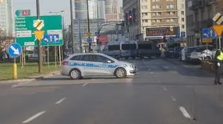 Rolnicy protestują w centrum Warszawy