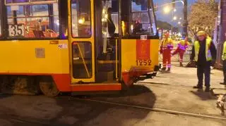 Zderzenie forda z tramwajem