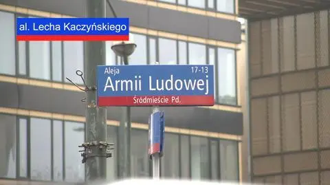 Platforma nie chce ulicy Kaczyńskiego. Będzie walczyć o Trasę Łazienkowską