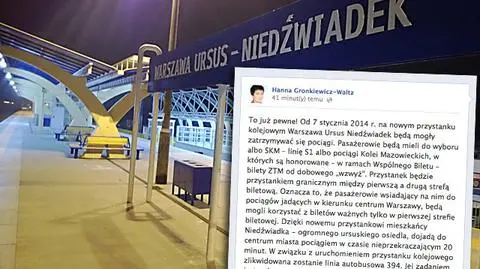 Kiedy odjedziemy ze stacji Ursus Niedźwiadek? Jest data